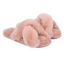 Ladies Daisy Sheepskin Slider Rose Extra Image 4 Preview